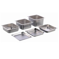 factory price standard sizes stainless steel gastronorm ice cream buffet food container 1/2 GN pan