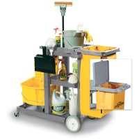 Hot Sale Platform Janitor trolley janitorial cleaning supplies