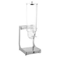 hotel use high quality 3.5L single acrylic bulk dry food grain cereal dispenser