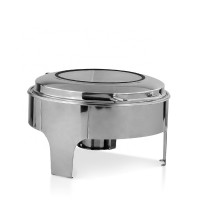 Wedding Catering Equipments Stainless Steel Round Chafing Dish Bain Marie Food Warmers Buffet Chafer