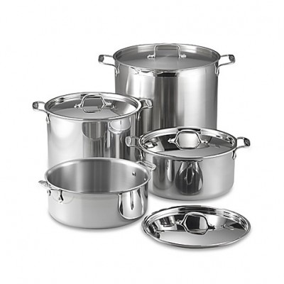 Leegin Hot Sale Catering Straight Shape Stainless Steel Cooking Set Stock Pots for Hotel and Restaurant