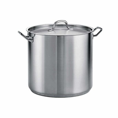 Leegin 304 Stainless Steel Electric Soup Heating Pot Commercial Soup Pot with Lid for Restaurant and Hotel