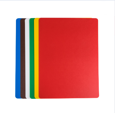 Low MOQ HACCP Color Coded HDPE Kitchen Multifunctional Cutting Board for commercial kitchen