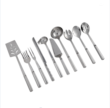 Leegin Hot Sale Used In Hilton Hotel Luxury Tableware Stainless Steel Fancy Cutlery Sets