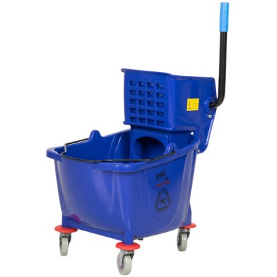 Leegin Hot Sale 36liter trolley plastic cleaning mop wringer bucket with wheels