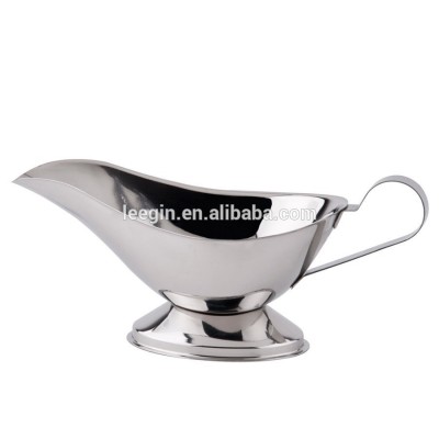 Factory Price Low MOQ 3oz 5oz 8oz 10oz Stainless Steel Gravy Boat