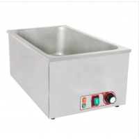 stainless steel electric bain-marie counter top bain marie for buffet