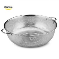 Kitchenware Stainless steel Basket / Colander with Handle with Lower price