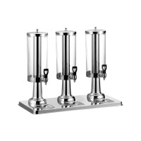 3Lx3 Hot sale hotel buffet equipment clear plastic juice dispenser