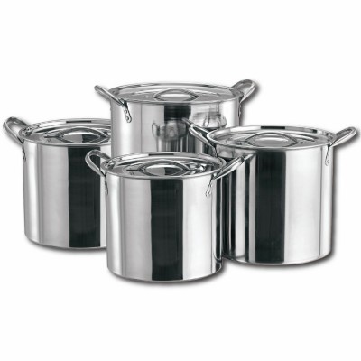 Hot Sale Stainless Steel Cookware Double Ears Non Stick Cooking Pots for Restaurant and Hotel