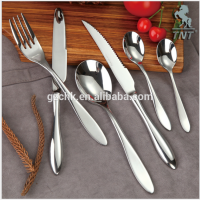 High-end stainless steel tableware restaurant/hotel with knife and fork/flatware