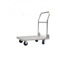 Folding stainless steel platform trolley /kitchen loading trolley