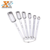 Hot Selling Premium Stainless Steel Measuring Spoons Set With 6 Different Sizes