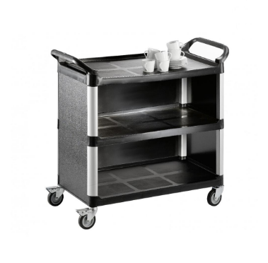 Leegin Hot Sale Hotel restaurant plate collect cleaning trolley plastic utility cart